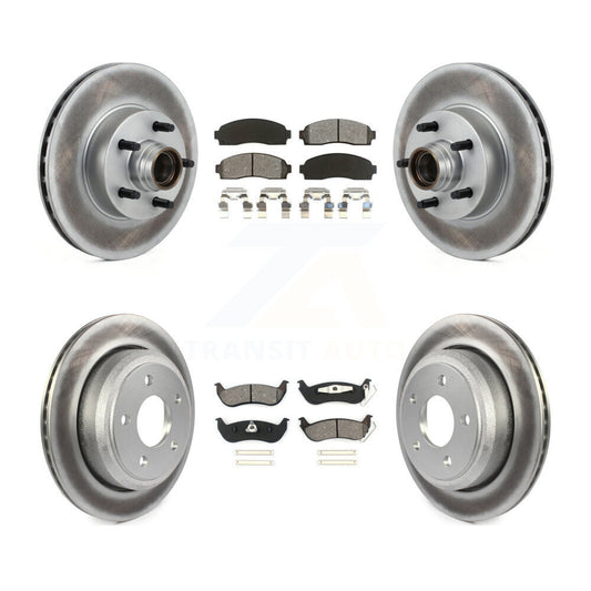 Coated Disc Rotors and Semi-Metallic Brake Pads Kit-KGS-102078 - Kit.bestparts.ca