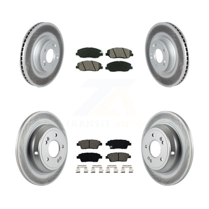 coated disc rotors and semi metallic brake pads-kgs-102145 - Kit.bestparts.ca