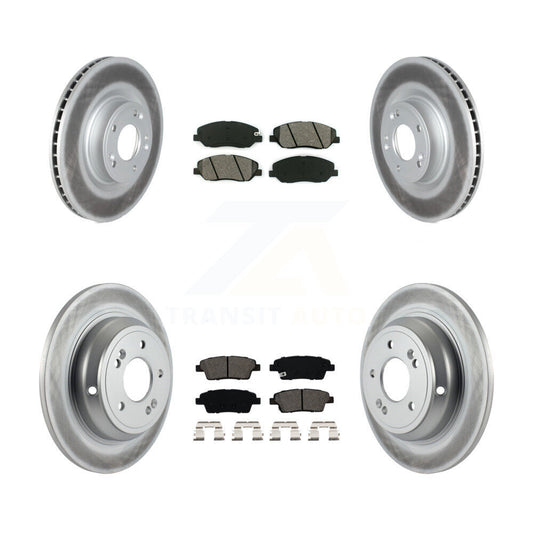 coated disc rotors and semi metallic brake pads-kgs-102145 - Kit.bestparts.ca