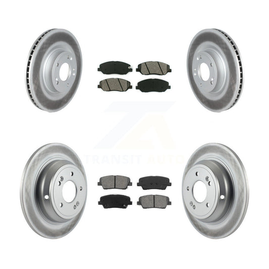 coated disc rotors and semi metallic brake pads-kgs-102146 - Kit.bestparts.ca