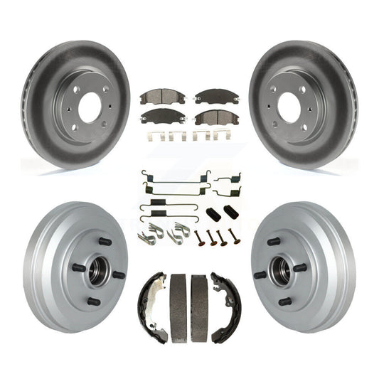 Coated Disc Rotors and Semi-Metallic Brake Pads Kit-KGS-102155 - Kit.bestparts.ca