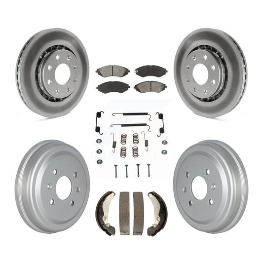 Coated Disc Rotors and Semi-Metallic Brake Pads Kit-KGS-102156 - Kit.bestparts.ca