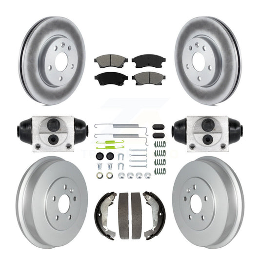 Coated Disc Rotors and Semi-Metallic Brake Pads Kit-KGS-102158 - Kit.bestparts.ca