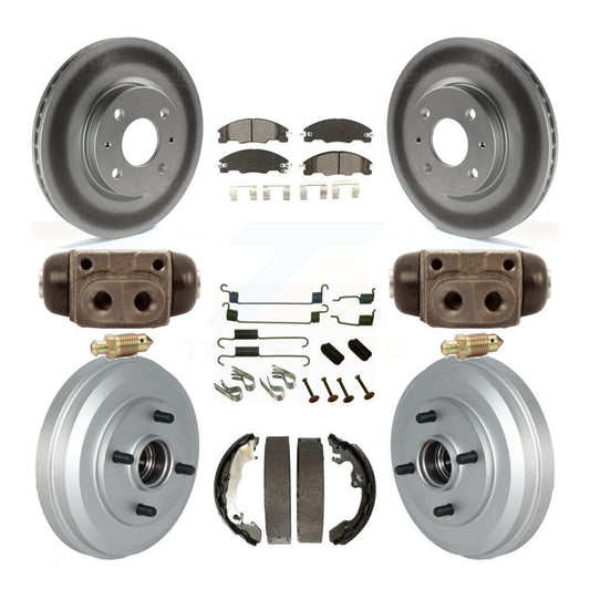 Coated Disc Rotors and Semi-Metallic Brake Pads Kit-KGS-102159 - Kit.bestparts.ca