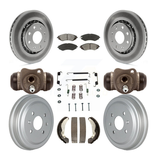 Coated Disc Rotors and Semi-Metallic Brake Pads Kit-KGS-102160 - Kit.bestparts.ca