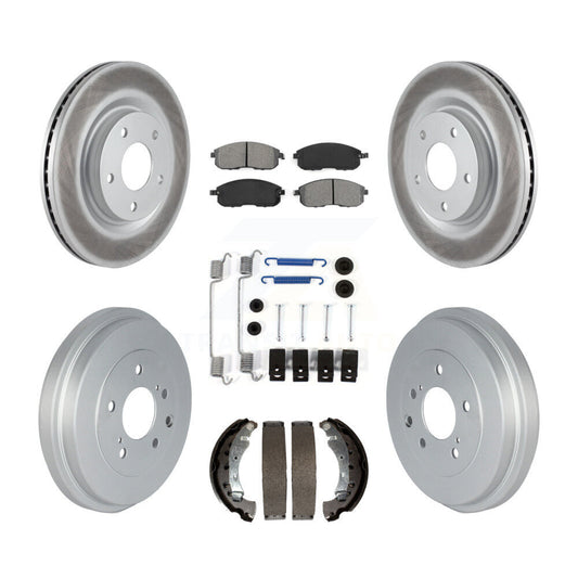 Coated Disc Rotors and Semi-Metallic Brake Pads Kit-KGS-102161 - Kit.bestparts.ca