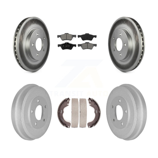 Coated Disc Rotors and Semi-Metallic Brake Pads Kit-KGS-102165 - Kit.bestparts.ca