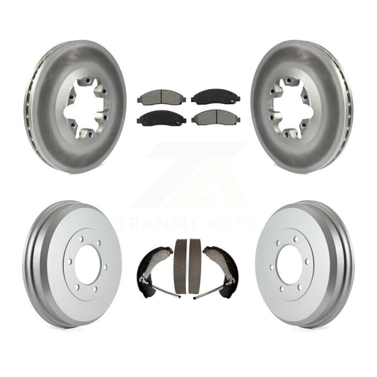 coated disc rotors and semi metallic brake pads-kgs-102179 - Kit.bestparts.ca