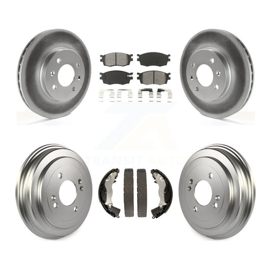 Coated Disc Rotors and Semi-Metallic Brake Pads Kit-KGS-102185 - Kit.bestparts.ca