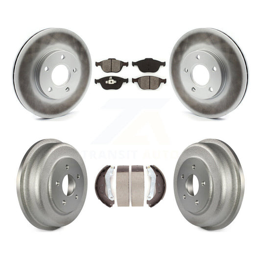 coated disc rotors and semi metallic brake pads-kgs-102186 - Kit.bestparts.ca
