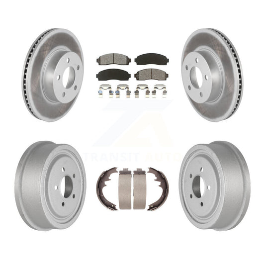Coated Disc Rotors and Semi-Metallic Brake Pads Kit-KGS-102196 - Kit.bestparts.ca