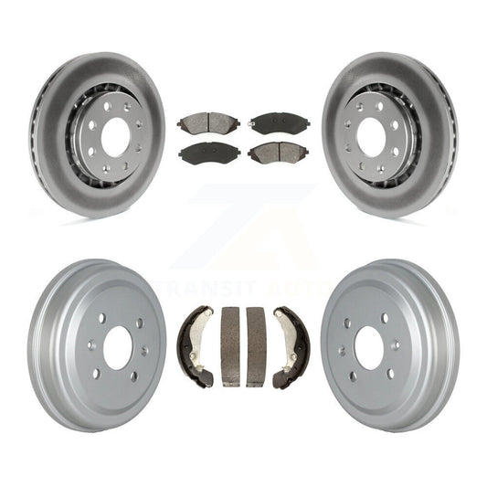 Coated Disc Rotors and Semi-Metallic Brake Pads Kit-KGS-102205 - Kit.bestparts.ca