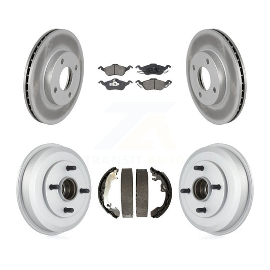 Coated Disc Rotors and Semi-Metallic Brake Pads Kit-KGS-102208 - Kit.bestparts.ca