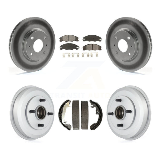 Coated Disc Rotors and Semi-Metallic Brake Pads Kit-KGS-102211 - Kit.bestparts.ca