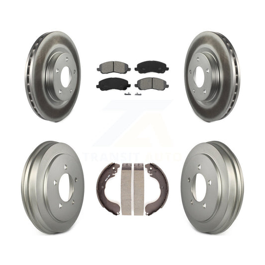 Coated Disc Rotors and Semi-Metallic Brake Pads Kit-KGS-102214 - Kit.bestparts.ca