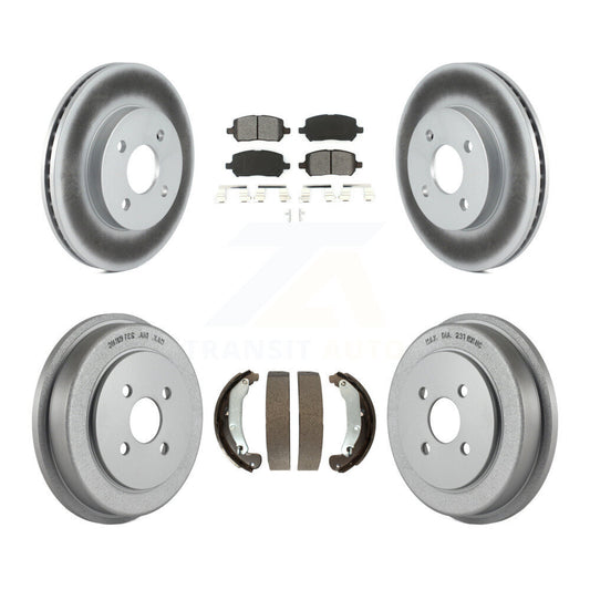 Coated Disc Rotors and Semi-Metallic Brake Pads Kit-KGS-102228 - Kit.bestparts.ca