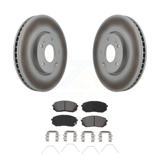 Coated Disc Rotors and Semi-Metallic Brake Pads Kit-KGS-102251 - Kit.bestparts.ca