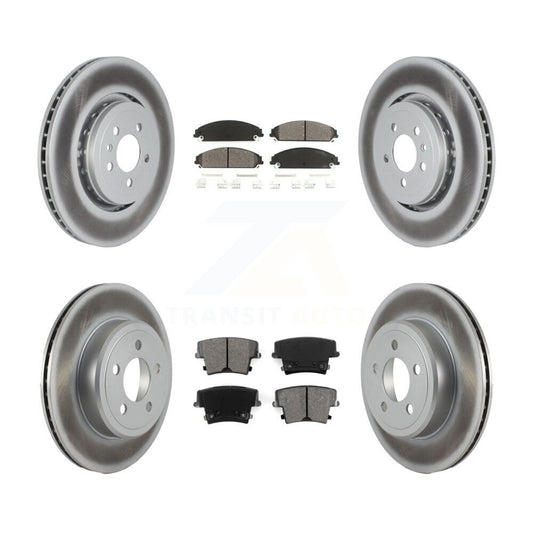 Coated Disc Rotors and Semi-Metallic Brake Pads Kit-KGS-102266 - Kit.bestparts.ca
