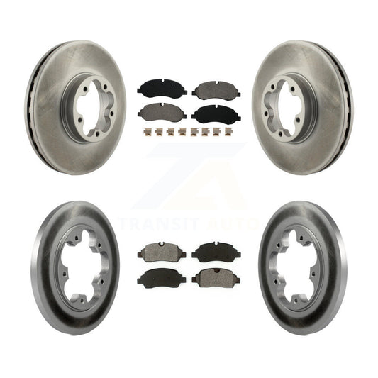Coated Disc Rotors and Semi-Metallic Brake Pads Kit-KGS-102268 - Kit.bestparts.ca