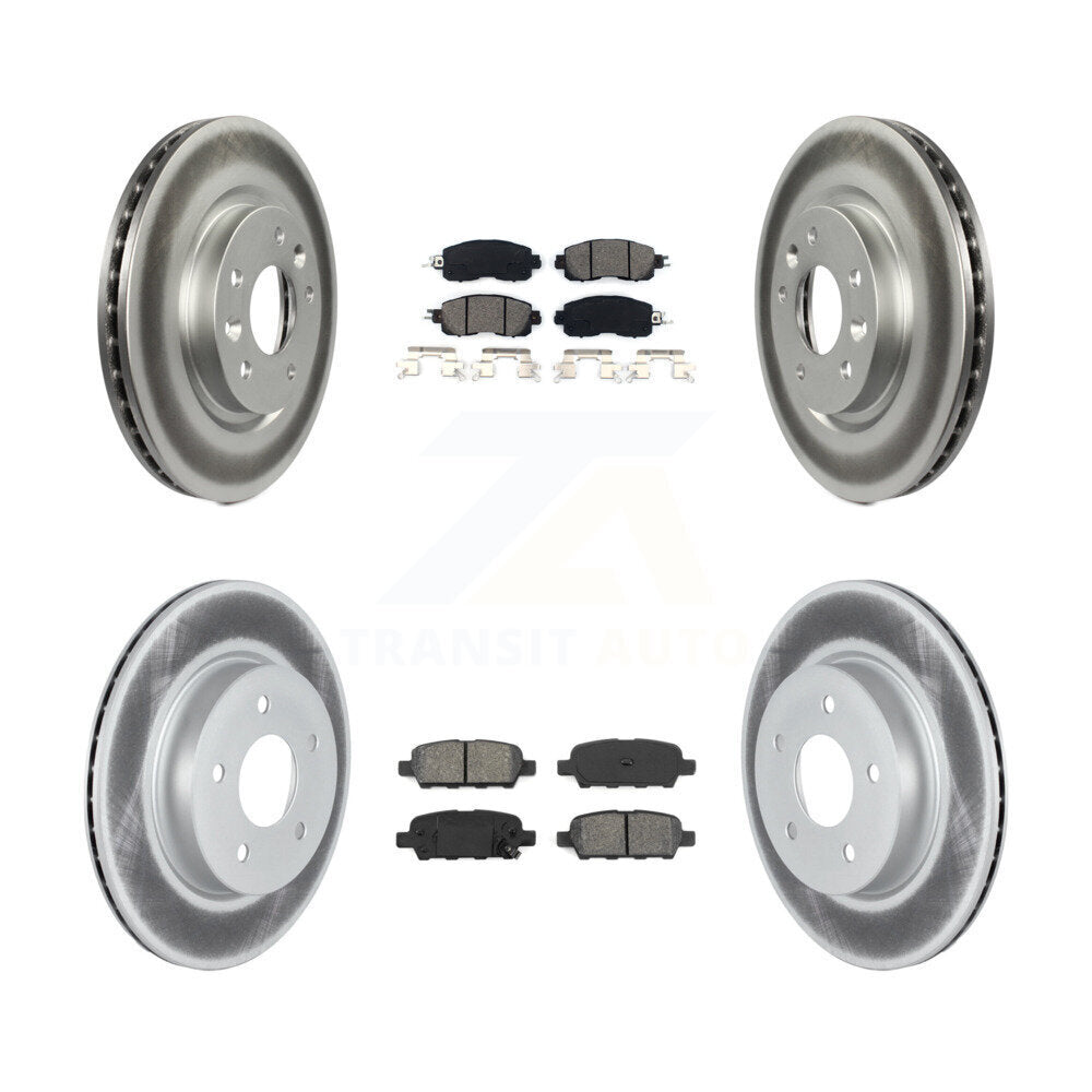Coated Disc Rotors and Semi-Metallic Brake Pads Kit-KGS-102292 - Kit.bestparts.ca