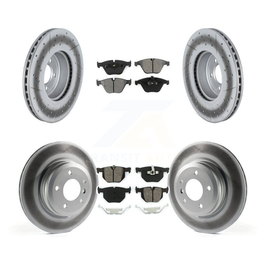 coated disc rotors and semi metallic brake pads-kgs-102345 - Kit.bestparts.ca