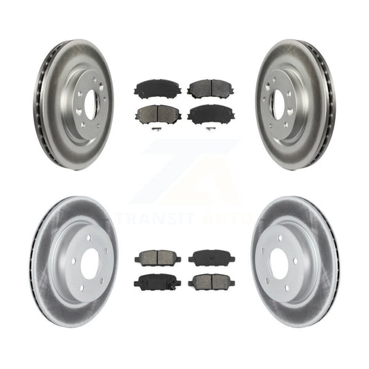 Coated Disc Rotors and Semi-Metallic Brake Pads Kit-KGS-102365 - Kit.bestparts.ca