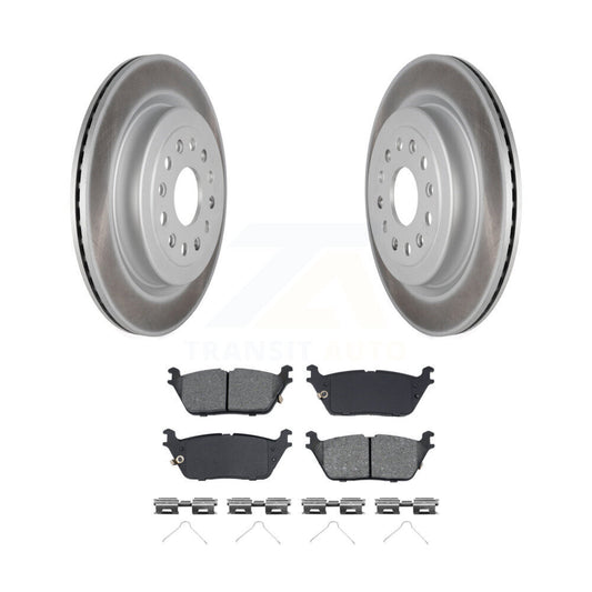 Coated Disc Rotors and Semi-Metallic Brake Pads Kit-KGS-102366 - Kit.bestparts.ca