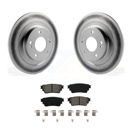 Coated Disc Rotors and Semi-Metallic Brake Pads Kit-KGS-102367 - Kit.bestparts.ca