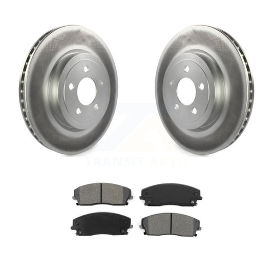 Coated Disc Rotors and Semi-Metallic Brake Pads Kit-KGS-102371 - Kit.bestparts.ca