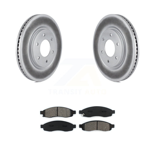 Coated Disc Rotors and Semi-Metallic Brake Pads Kit-KGS-102398 - Kit.bestparts.ca