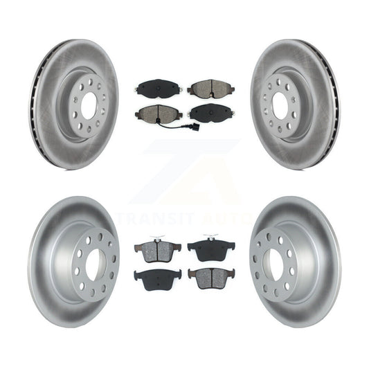 Coated Disc Rotors and Semi-Metallic Brake Pads Kit-KGS-102409 - Kit.bestparts.ca