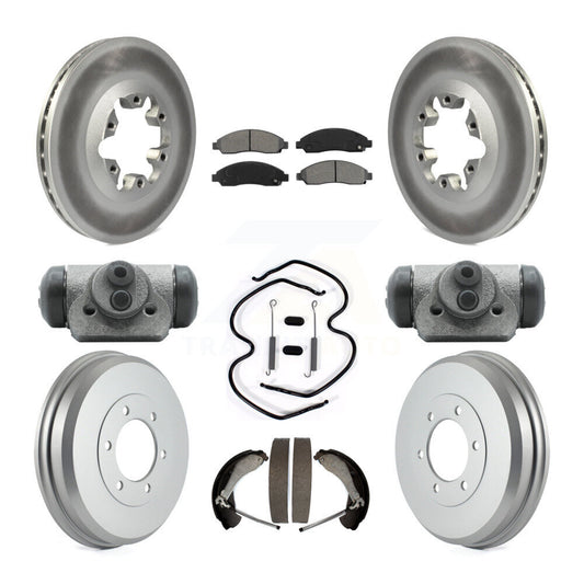 coated disc rotors and semi metallic brake pads-kgs-102433 - Kit.bestparts.ca