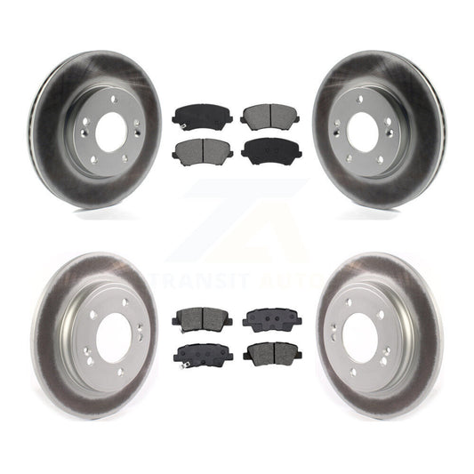 Coated Disc Rotors and Semi-Metallic Brake Pads Kit-KGS-102457 - Kit.bestparts.ca