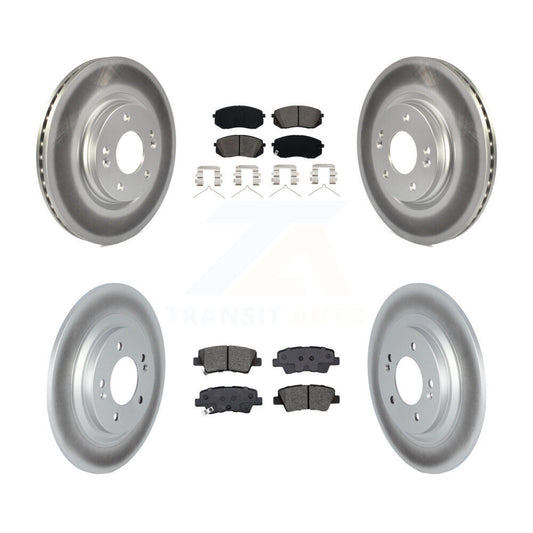 Coated Disc Rotors and Semi-Metallic Brake Pads Kit-KGS-102461 - Kit.bestparts.ca