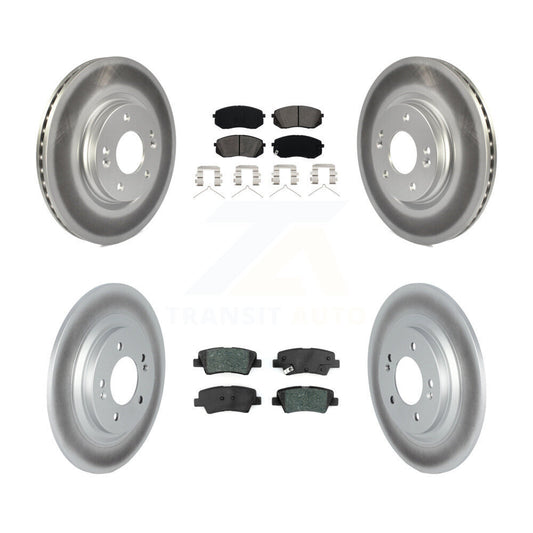 Coated Disc Rotors and Semi-Metallic Brake Pads Kit-KGS-102462 - Kit.bestparts.ca
