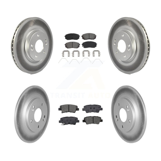 Coated Disc Rotors and Semi-Metallic Brake Pads Kit-KGS-102468 - Kit.bestparts.ca