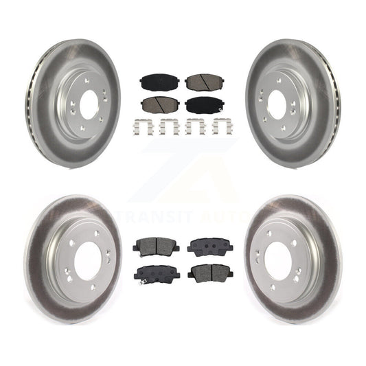 Coated Disc Rotors and Semi-Metallic Brake Pads Kit-KGS-102470 - Kit.bestparts.ca