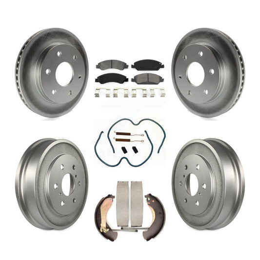 Coated Disc Rotors and Semi-Metallic Brake Pads Kit-KGS-102476 - Kit.bestparts.ca