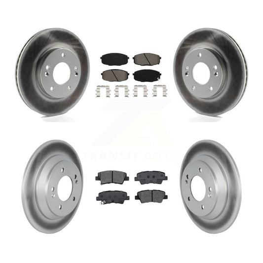 Coated Disc Rotors and Semi-Metallic Brake Pads Kit-KGS-102489 - Kit.bestparts.ca