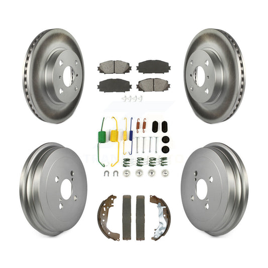 Coated Disc Rotors and Semi-Metallic Brake Pads Kit-KGS-102501 - Kit.bestparts.ca