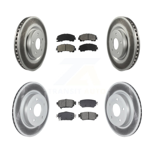 Coated Disc Rotors and Semi-Metallic Brake Pads Kit-KGS-102525 - Kit.bestparts.ca