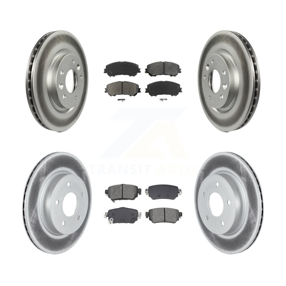 Coated Disc Rotors and Semi-Metallic Brake Pads Kit-KGS-102526 - Kit.bestparts.ca