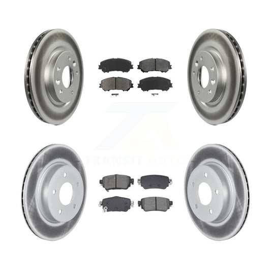 Coated Disc Rotors and Semi-Metallic Brake Pads Kit-KGS-102526 - Kit.bestparts.ca