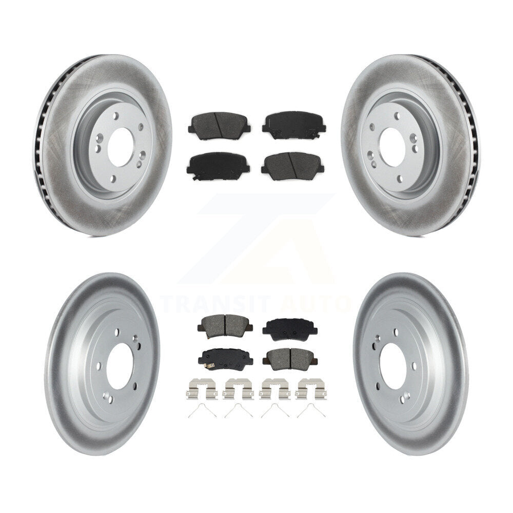 coated disc rotors and semi metallic brake pads-kgs-102534 - Kit.bestparts.ca