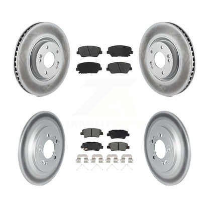 coated disc rotors and semi metallic brake pads-kgs-102534 - Kit.bestparts.ca