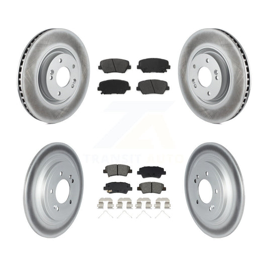 coated disc rotors and semi metallic brake pads-kgs-102534 - Kit.bestparts.ca