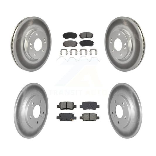coated disc rotors and semi metallic brake pads-kgs-102539 - Kit.bestparts.ca