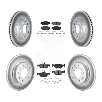 Coated Disc Rotors and Semi-Metallic Brake Pads Kit-KGS-102589 - Kit.bestparts.ca