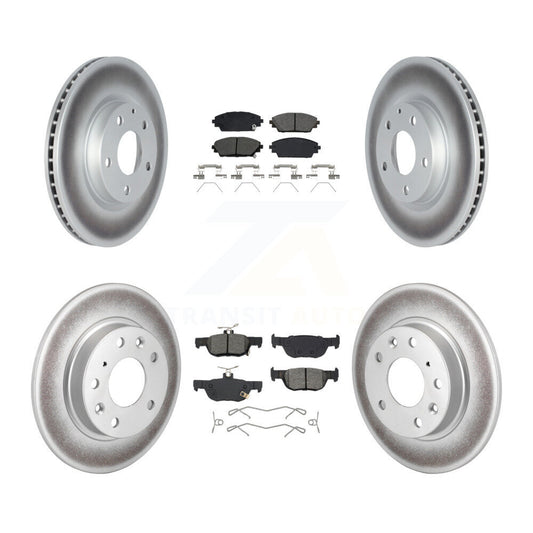Coated Disc Rotors and Semi-Metallic Brake Pads Kit-KGS-102589 - Kit.bestparts.ca