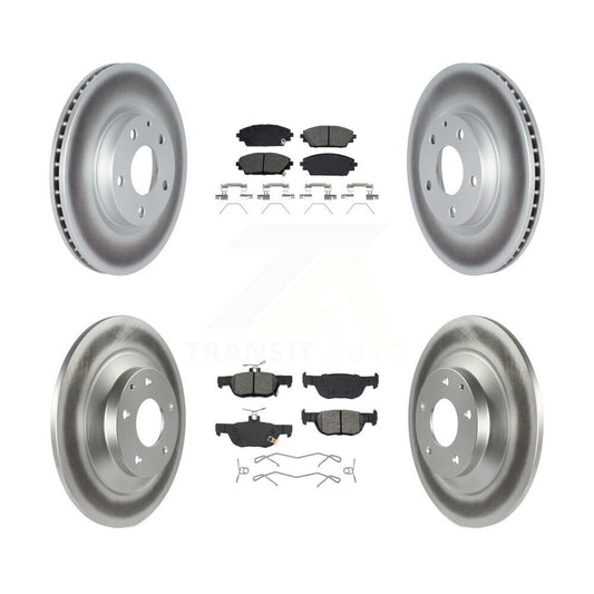 Coated Disc Rotors and Semi-Metallic Brake Pads Kit-KGS-102590 - Kit.bestparts.ca